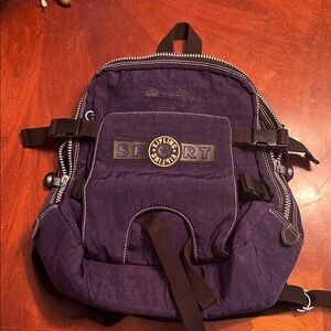 Kipling Blue Sport Backpack